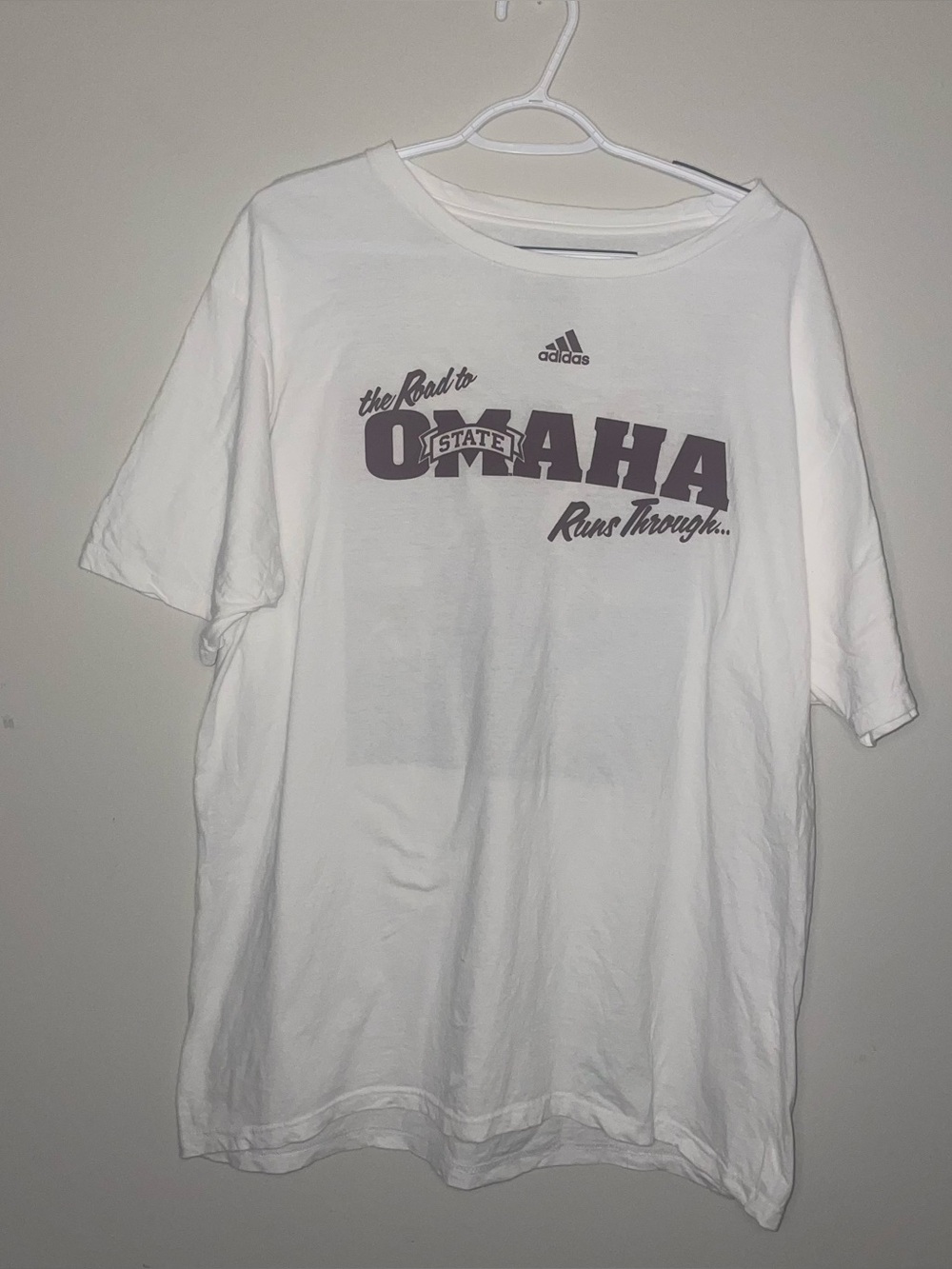 Adidas The Road Through Omaha Leads Through Starkvegas XL Graphic The Go To Tee